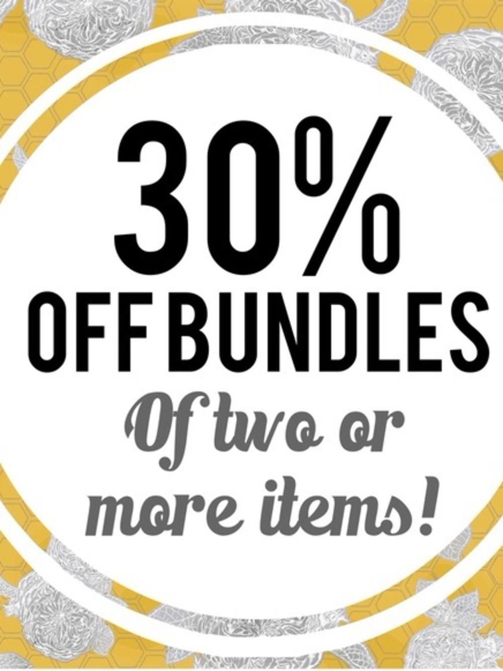 30% Off Bundles today only (August 16, 2026)